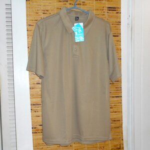 Magcomsen Men's Short Sleeve Polyester Polo Shirt w/Sleeve Pocket *Tag Size: L